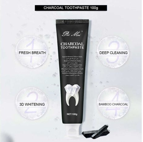 Peimei 3D Charcoal Whitening Toothpaste Tooth Repair – 100g