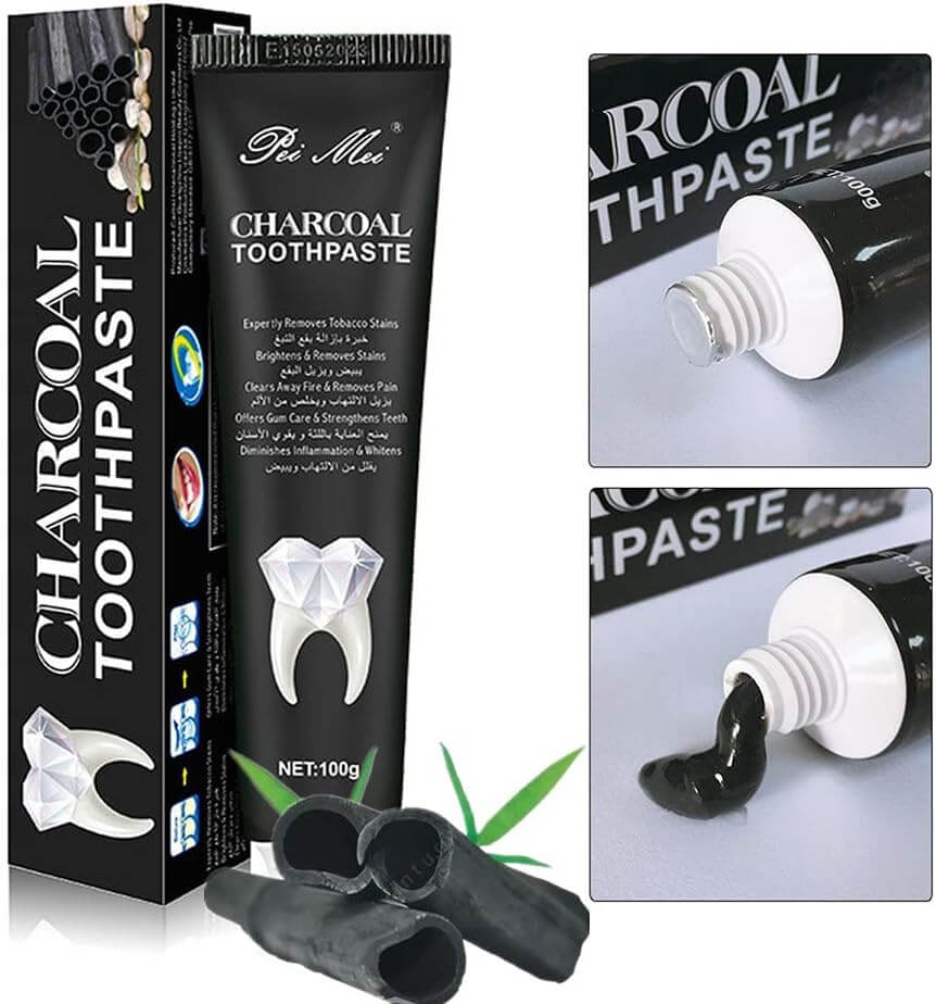 Peimei 3D Charcoal Whitening Toothpaste Tooth Repair &#8211; 100g